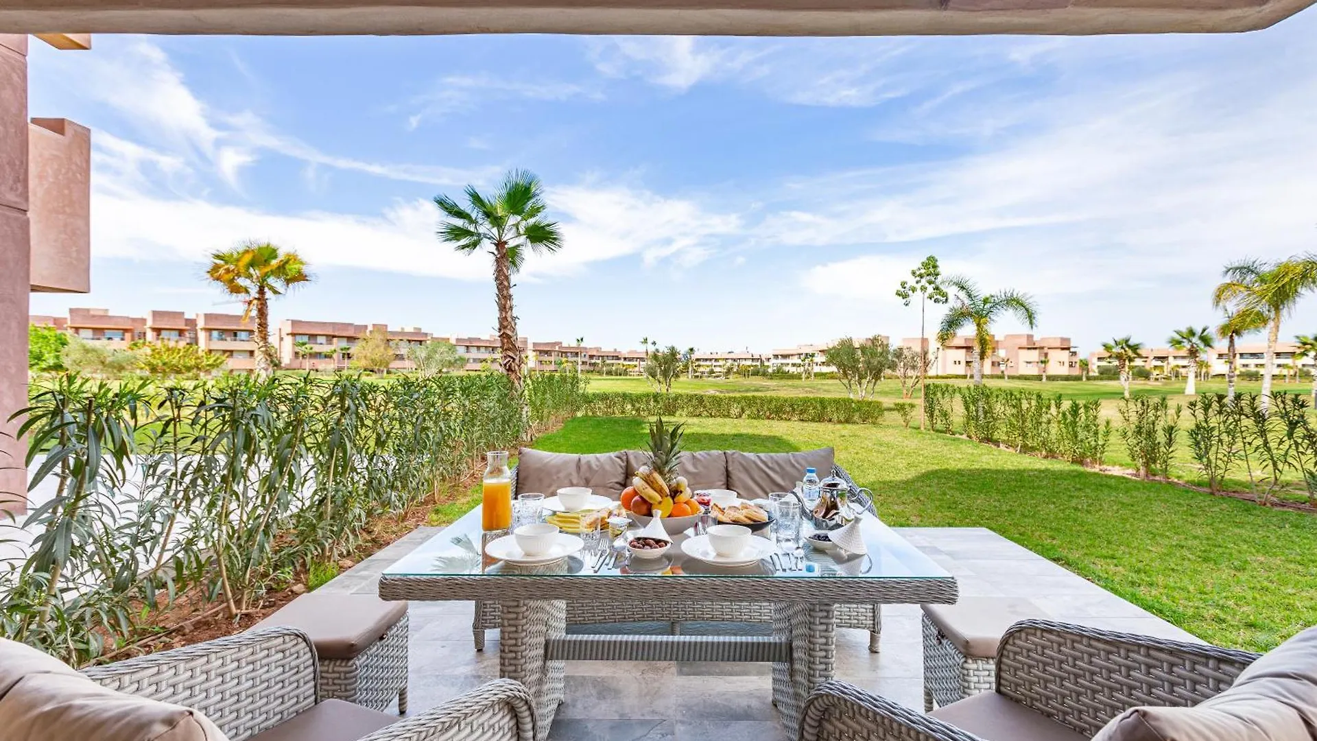 The Saphir • Appartement Familial • Piscine • Jardin • Golf Marraquexe 0*,  Marrocos